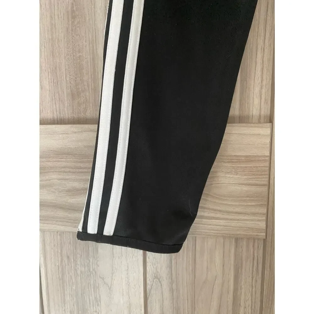 Adidas youth medium Climacool Track pants black and white